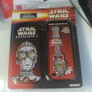 Star Wars episode 1 C-3PO watch and case new
